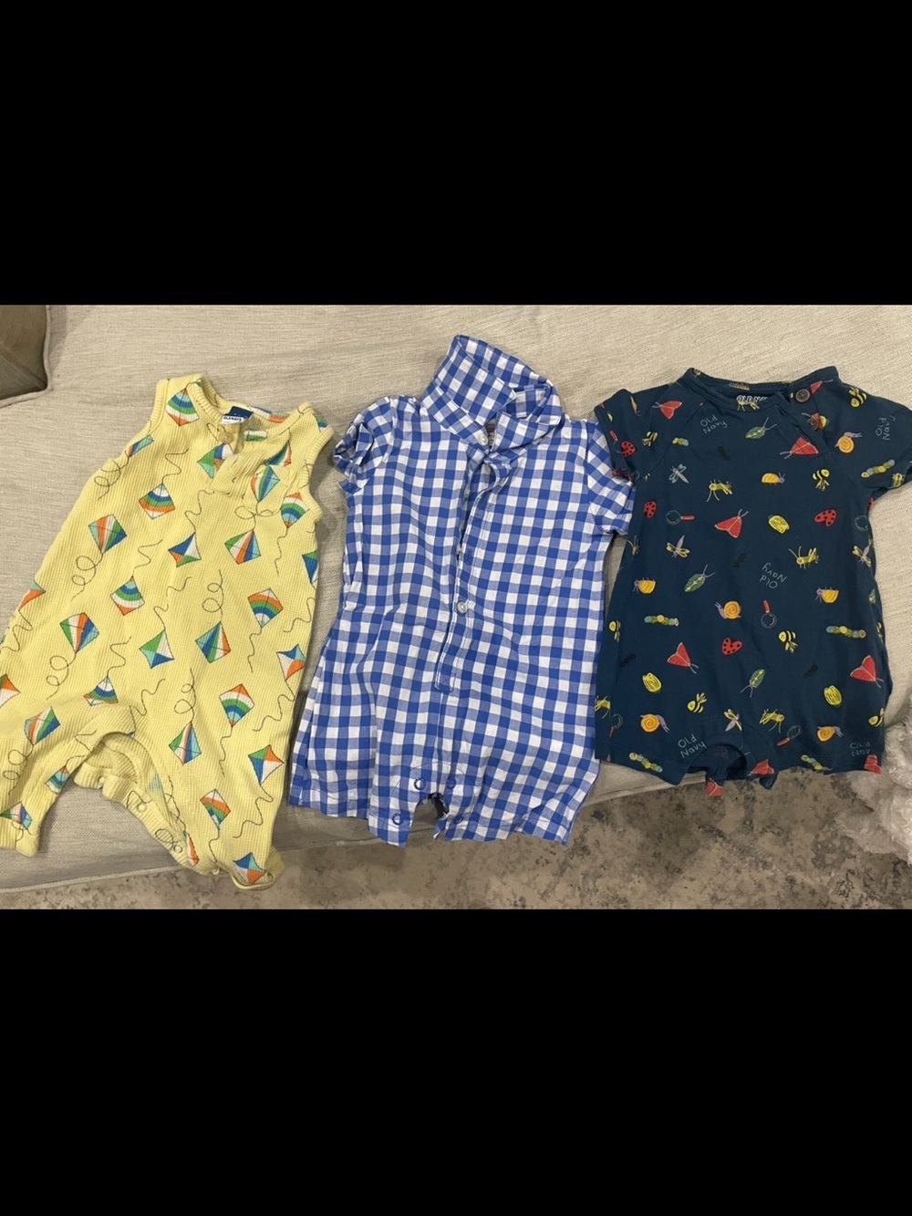 3-6 months and 6 months boys summer clothes